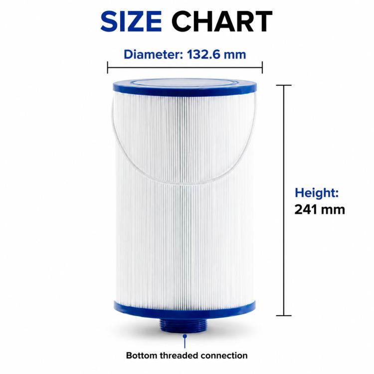 2pcs Spa Swimming Pool Bathtub Replacement Filter Cartridges For Filbur FC-2402 / Watkins 303279 / POOLPURE PLFFC-2402