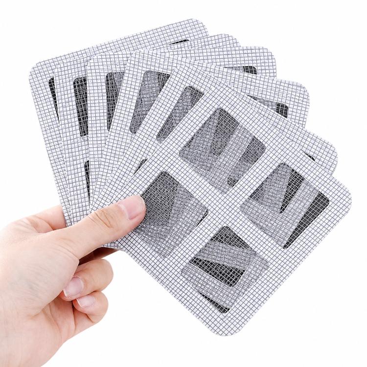 50pcs Disposable Shower Drain Hair Catcher Mesh Stickers Drain Cover Catcher for Bathroom, Bathtub, Kitchen Sink 4x4 Inch Square