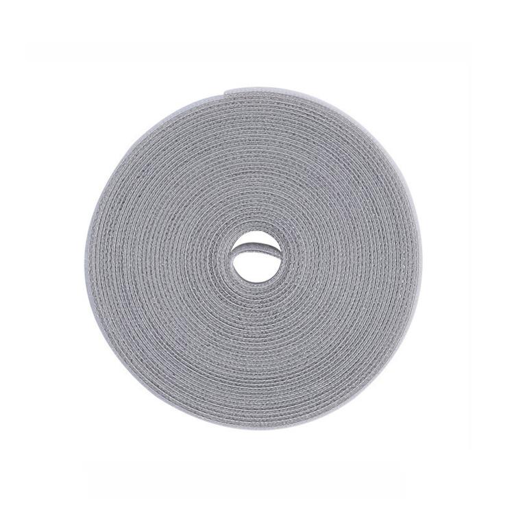 Hand Tearable Hook and Loop Cable Ties Roll Double-Sided Fastening Tape Reusable Wire Straps Cord Organizer 0.5 Inch Wide / 16.4 Feet Long