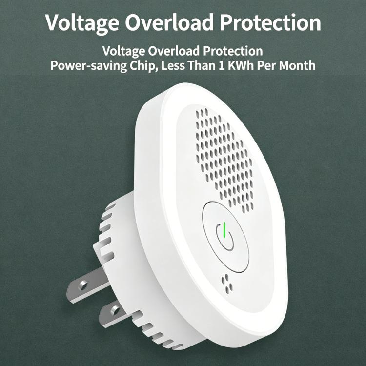 Intelligent Ultrasonic Mosquito Repellent Lamp, Household Silent Repeller For Mice, Insects & Cockroaches US Plug