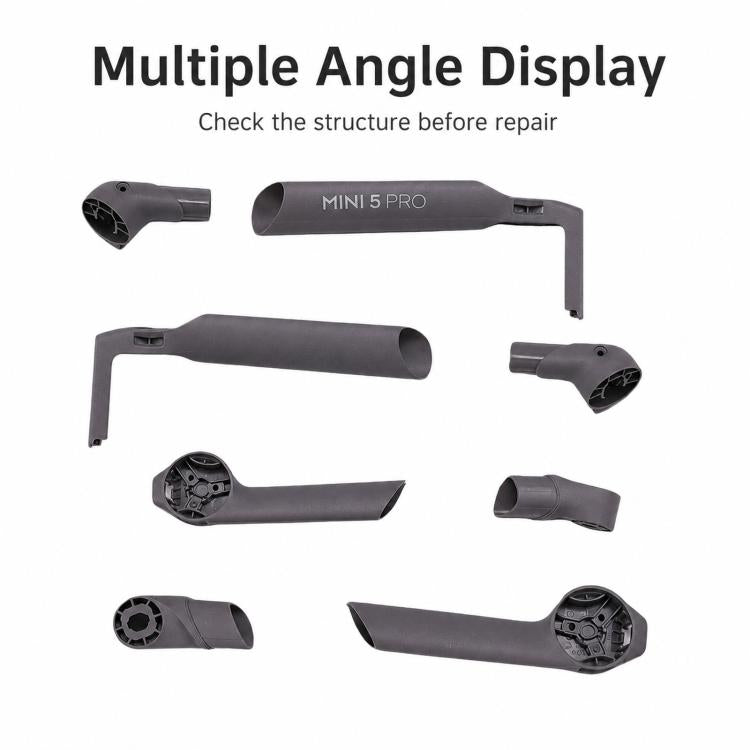 For DJI Mini 5 Pro Drone Arm Shells Repair Parts Right Front Empty Boom Shell