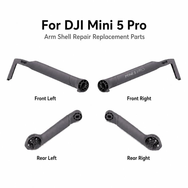 For DJI Mini 5 Pro Drone Arm Shells Repair Parts Right Front Empty Boom Shell