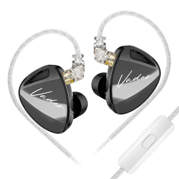 KZ Vader 6-driver Dynamic In-Ear Hi-Fi Music 1.2m Wired Earphones, Spec: Balanced With Mic