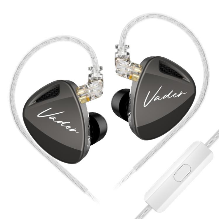 KZ Vader 6-driver Dynamic In-Ear Hi-Fi Music 1.2m Wired Earphones, Spec: High-Resolution With Mic