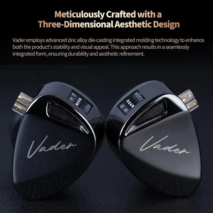 KZ Vader 6-driver Dynamic In-Ear Hi-Fi Music 1.2m Wired Earphones, Spec: Balanced Standard