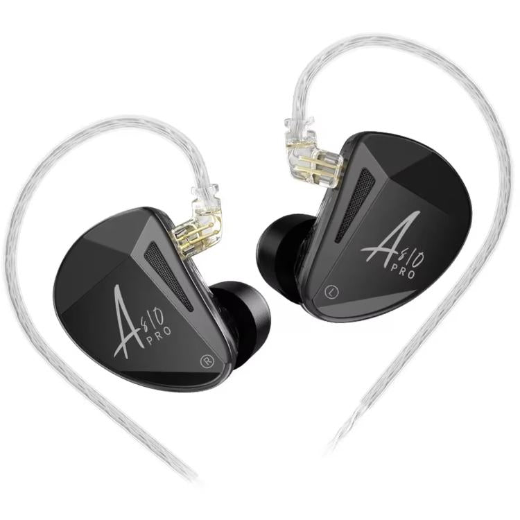 KZ AS10 PRO 10-driver Dynamic Driver In-Ear Hi-Fi Music 1.2m Wired Earphones, Spec: Standard