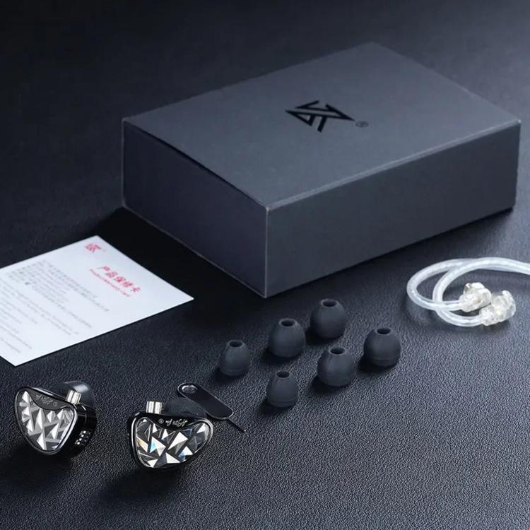 KZ AS24 PRO 24-driver Dynamic Driver HIFI In-Ear 1.2m Wired Gaming Earphones, Color: Basic With Mic