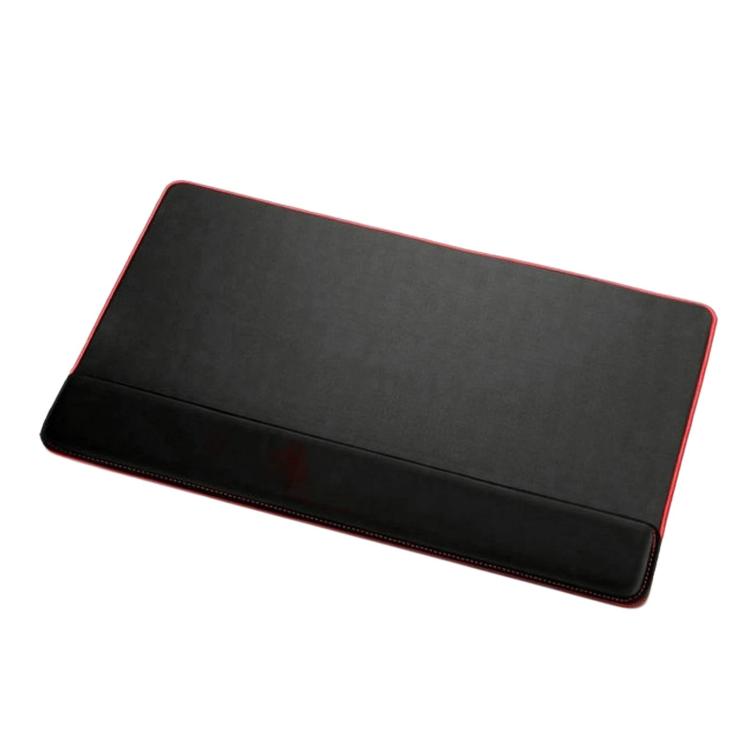 Large Integrated Wrist Rest Mouse Pad & Desk Mat, Office Gaming Wrist Support Keyboard Hand Rest