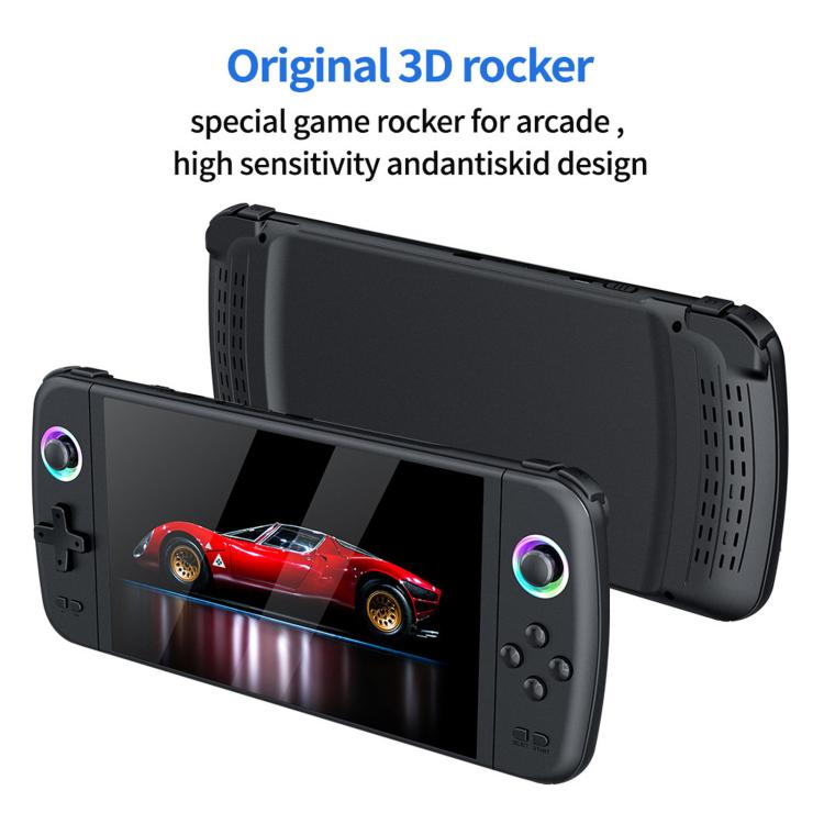 SJGAM M27 Handheld Gaming Console 7 Inch 3D Large Screen HD Portable Console, Spec: 64GB