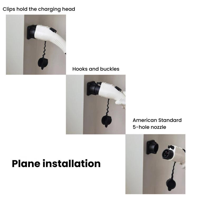 For US Standard J1772 EV Charger Holder Bracket Charging Socket