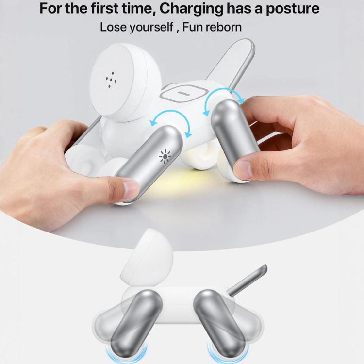 Puppy-Shaped 3 In 1 Wireless Charging Stand Magnetic Charging Base, For IPhones / IWatch / AirPods