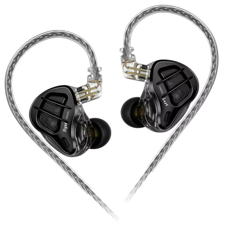 KZ-ZAR 1DD + 7BA HiFi In-Ear 1.2m Wired Earphones, Spec: Standard