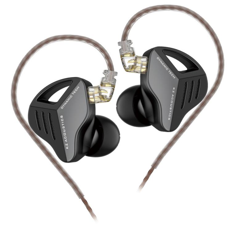 KZ-ZVX Dynamic In-Ear 1.2m Wired Earphones Deep Bass Hi-Fi Monitoring Earphones, Color: Black Standard