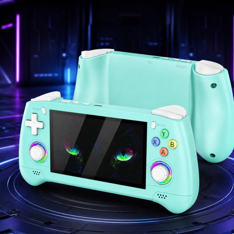 SJGAM M30 HD Retro Handheld Game Console 4.3 Inch RGB Joystick 3D Portable Arcade, Size: 128GB