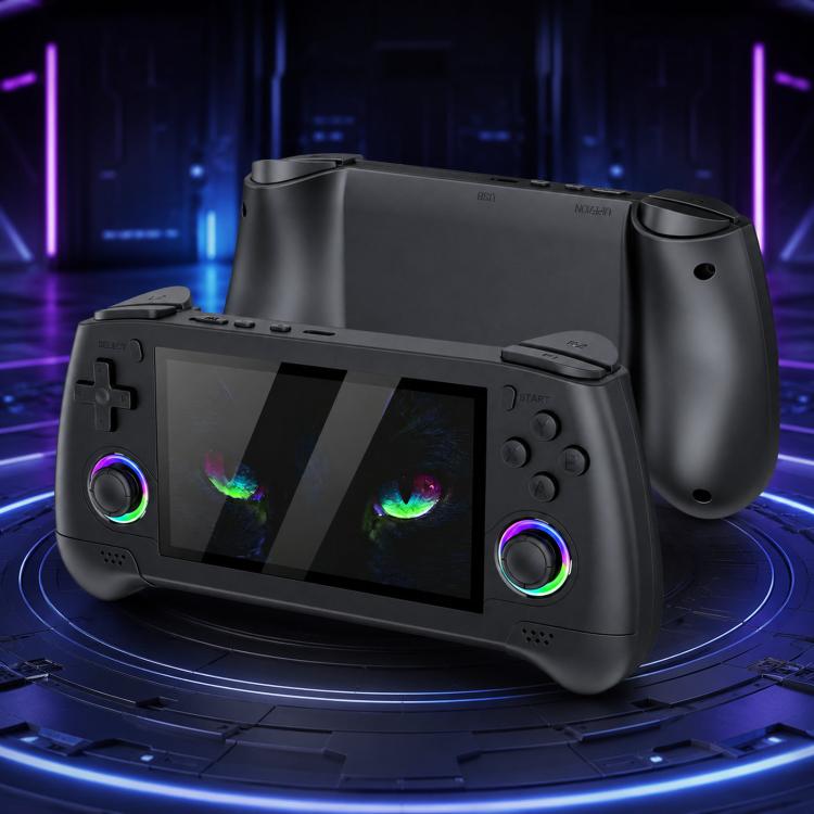 SJGAM M30 HD Retro Handheld Game Console 4.3 Inch RGB Joystick 3D Portable Arcade, Size: 256GB