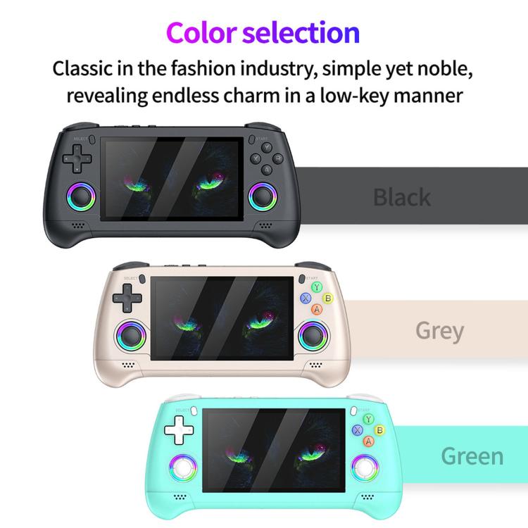 SJGAM M30 HD Retro Handheld Game Console 4.3 Inch RGB Joystick 3D Portable Arcade, Size: 64GB