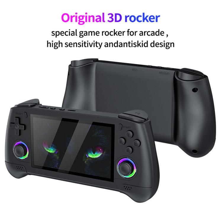 SJGAM M30 HD Retro Handheld Game Console 4.3 Inch RGB Joystick 3D Portable Arcade, Size: 64GB