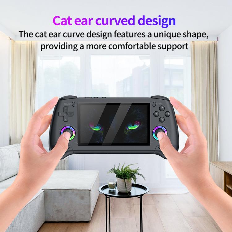 SJGAM M30 HD Retro Handheld Game Console 4.3 Inch RGB Joystick 3D Portable Arcade, Size: 128GB