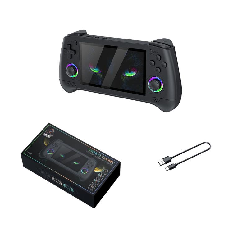 SJGAM M30 HD Retro Handheld Game Console 4.3 Inch RGB Joystick 3D Portable Arcade, Size: 64GB
