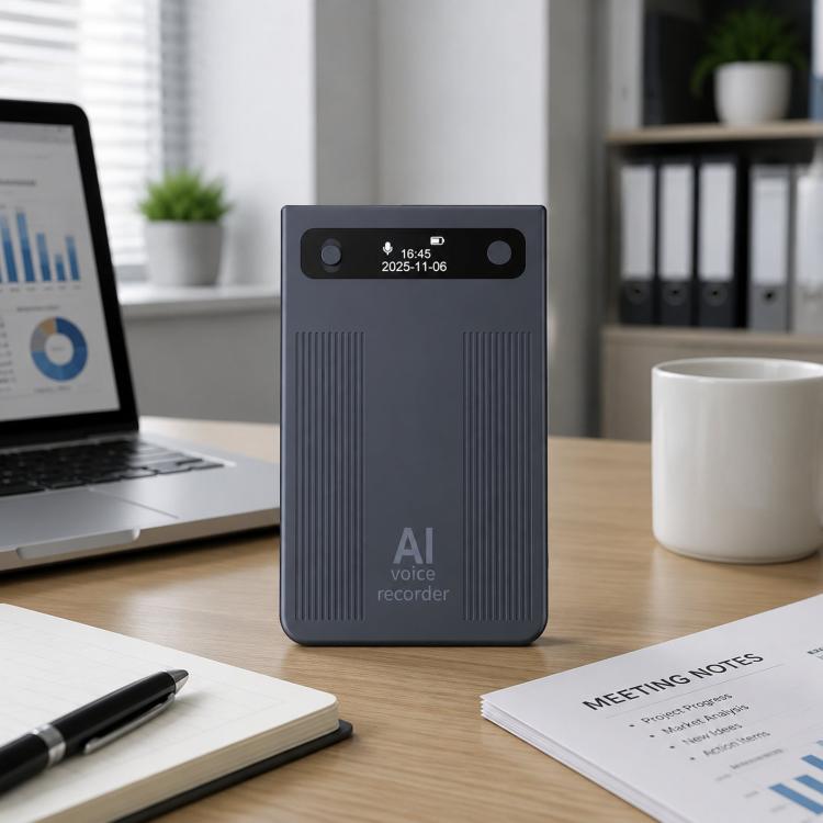 T8 Smart AI Voice Recorder For Office Meetings, Magnetic Portable Audio Recorder, Spec: 32GB