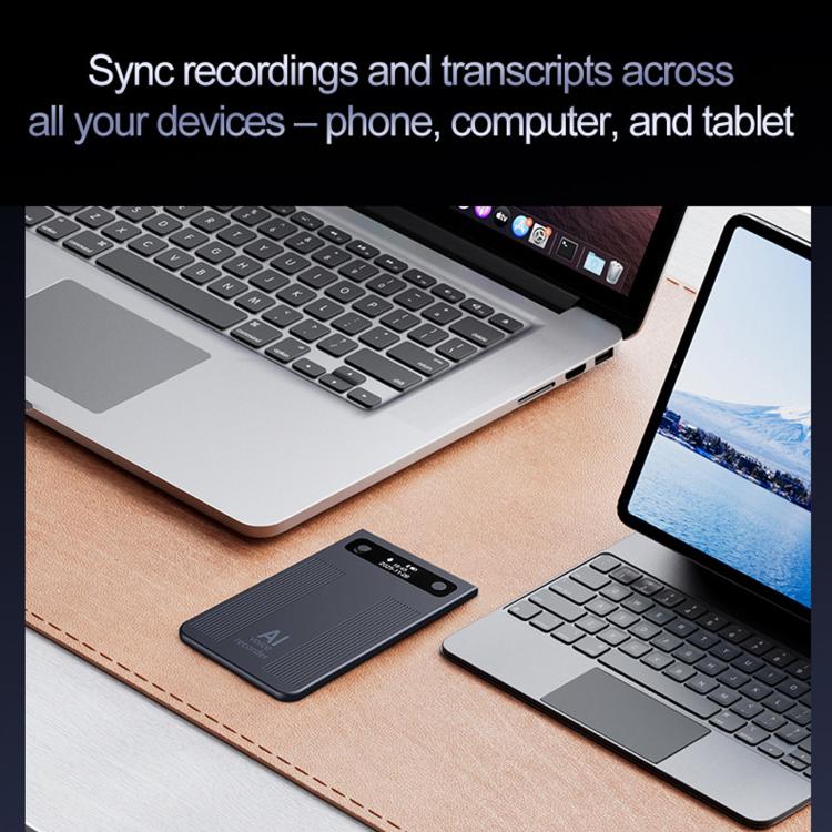 T8 Smart AI Voice Recorder For Office Meetings, Magnetic Portable Audio Recorder, Spec: 32GB