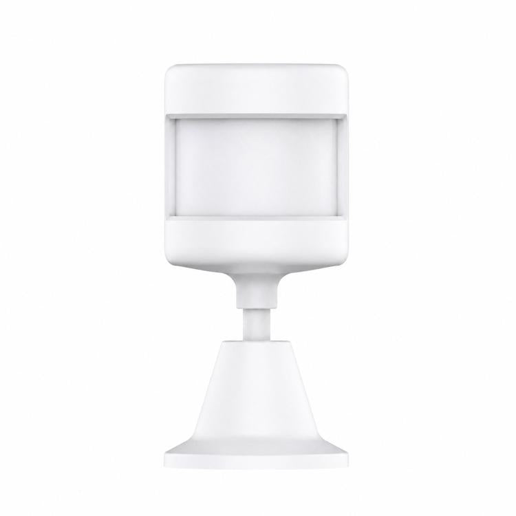 Tuya Zigbee PIR Motion Sensor Smart Human Motion Detector Wireless Home Security Alarm with 360-degree Rotating Base - White