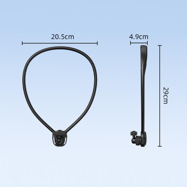 For DJI Osmo Action 3 / 4 / 5 Pro BRDRC Magnetic Quick-Release Neck Brace For First-Person Perspective Shooting