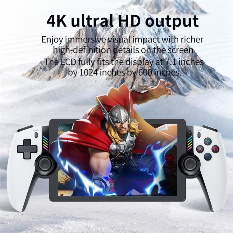 SJGAM M28 Vibration Experience 7 Inch IPS Large Screen Handheld Gaming Console, Memory: 128GB