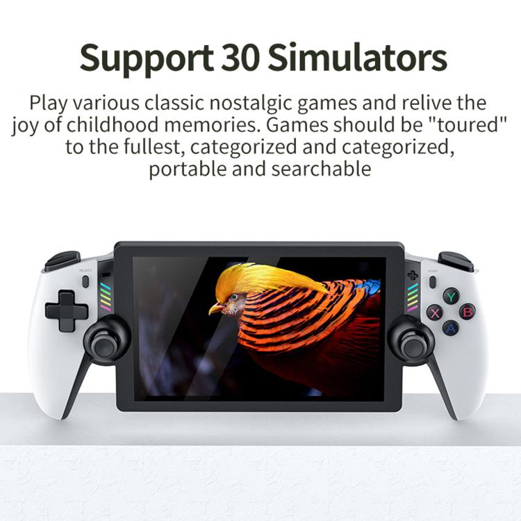 SJGAM M28 Vibration Experience 7 Inch IPS Large Screen Handheld Gaming Console, Memory: 128GB