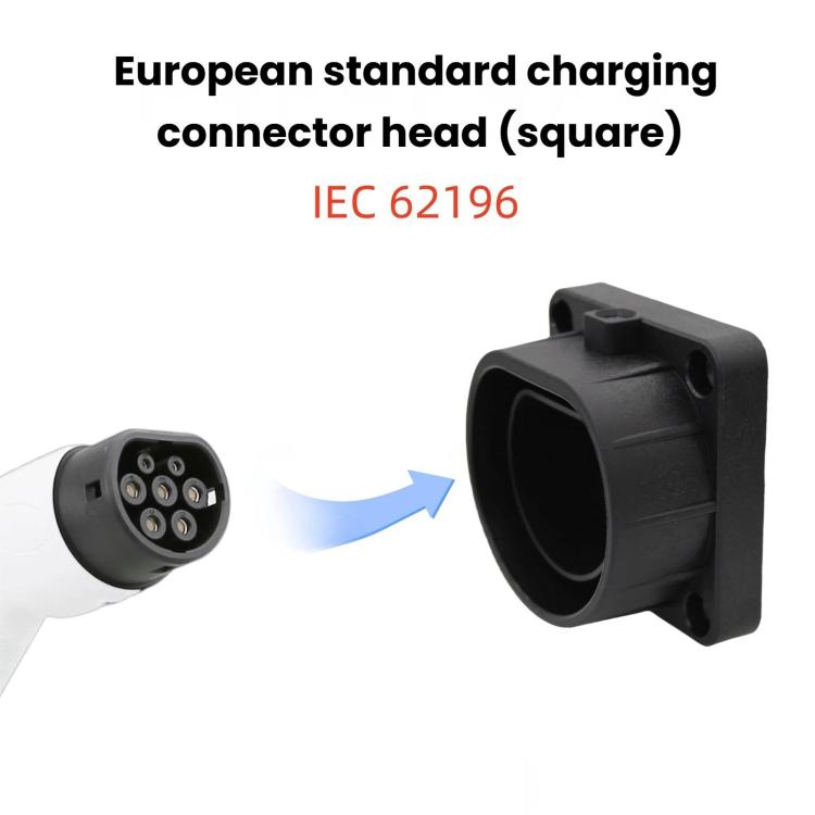 Type 2 EU Standard EV Charging Head Holder, Charging Pile Connector Bracket