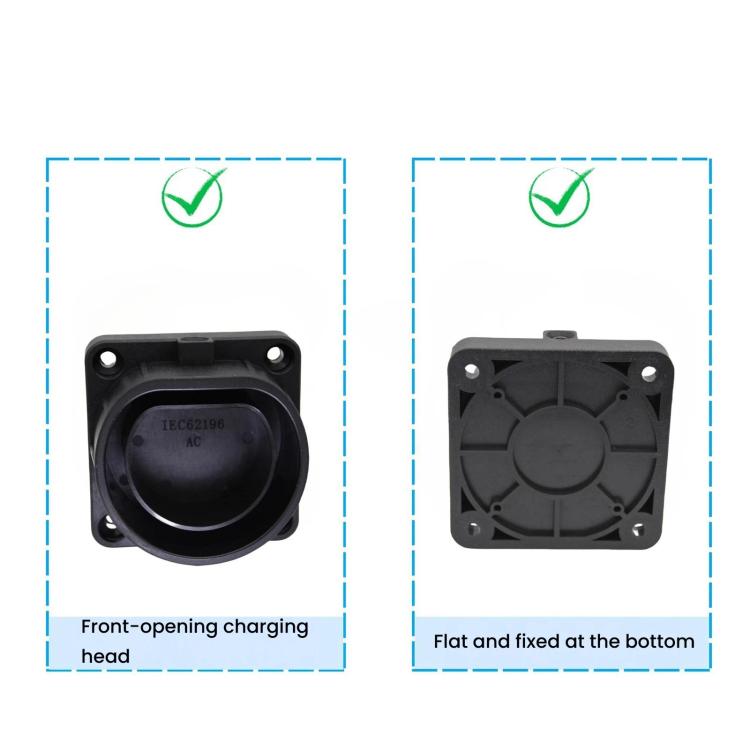 Type 2 EU Standard EV Charging Head Holder, Charging Pile Connector Bracket