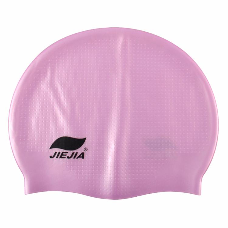 JIEJIA Silicone Waterproof Anti-Slip Granular Swim Cap, Elastic Swimming Hat For Adults & Kids