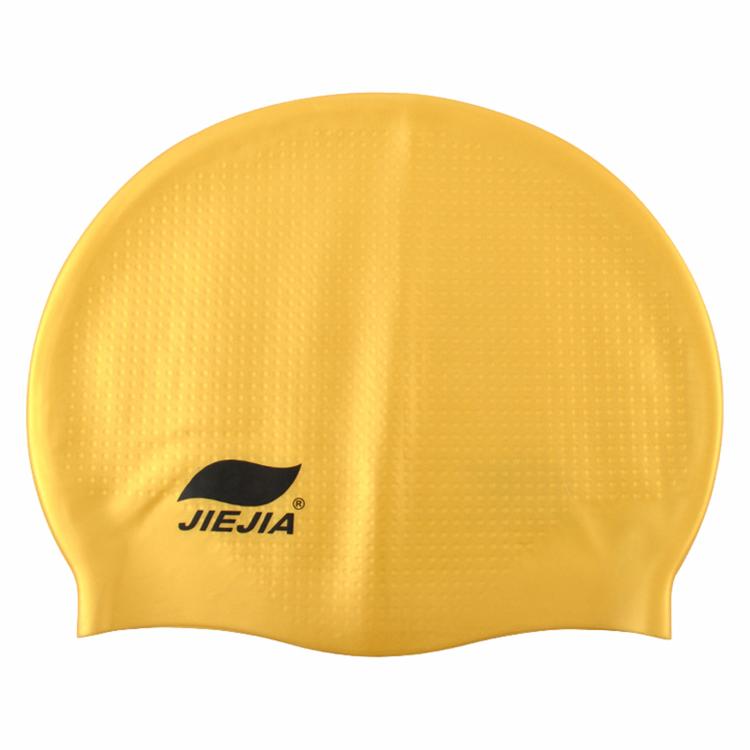 JIEJIA Silicone Waterproof Anti-Slip Granular Swim Cap, Elastic Swimming Hat For Adults & Kids