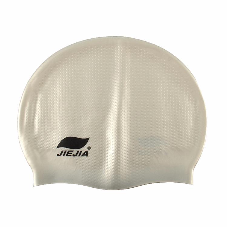 JIEJIA Silicone Waterproof Anti-Slip Granular Swim Cap, Elastic Swimming Hat For Adults & Kids