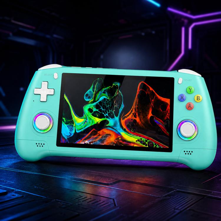 SJGAM M31 HD Retro Handheld Game Console 5.1 Inch RGB Joystick 3D Portable Arcade, Size: 128GB