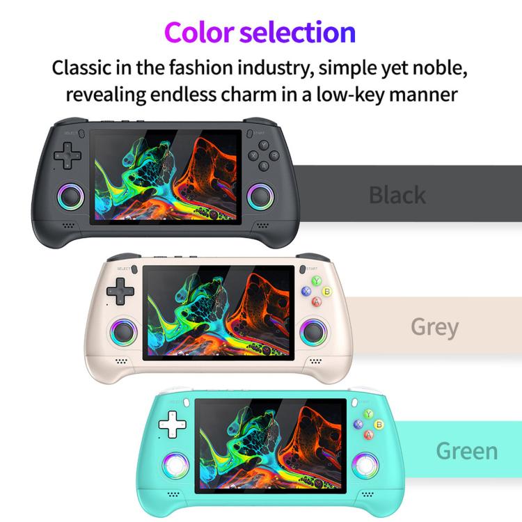 SJGAM M31 HD Retro Handheld Game Console 5.1 Inch RGB Joystick 3D Portable Arcade, Size: 64GB