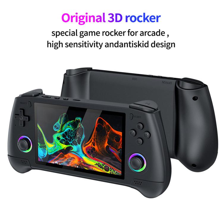 SJGAM M31 HD Retro Handheld Game Console 5.1 Inch RGB Joystick 3D Portable Arcade, Size: 64GB