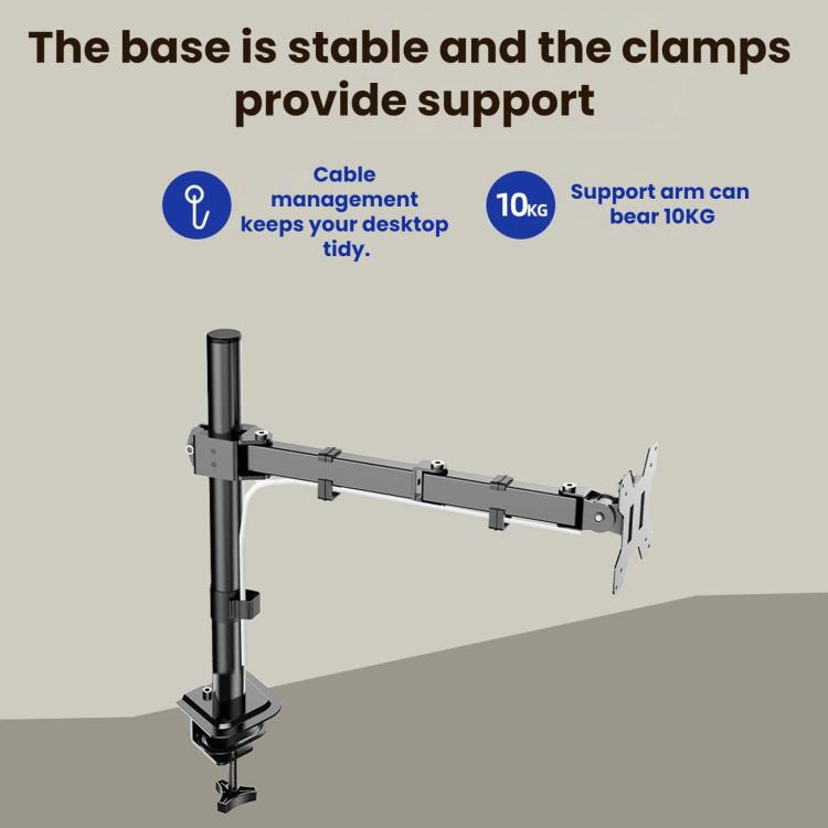 Computer Monitor Single-Arm Rotating Lifting Stand - ZX-MT011N