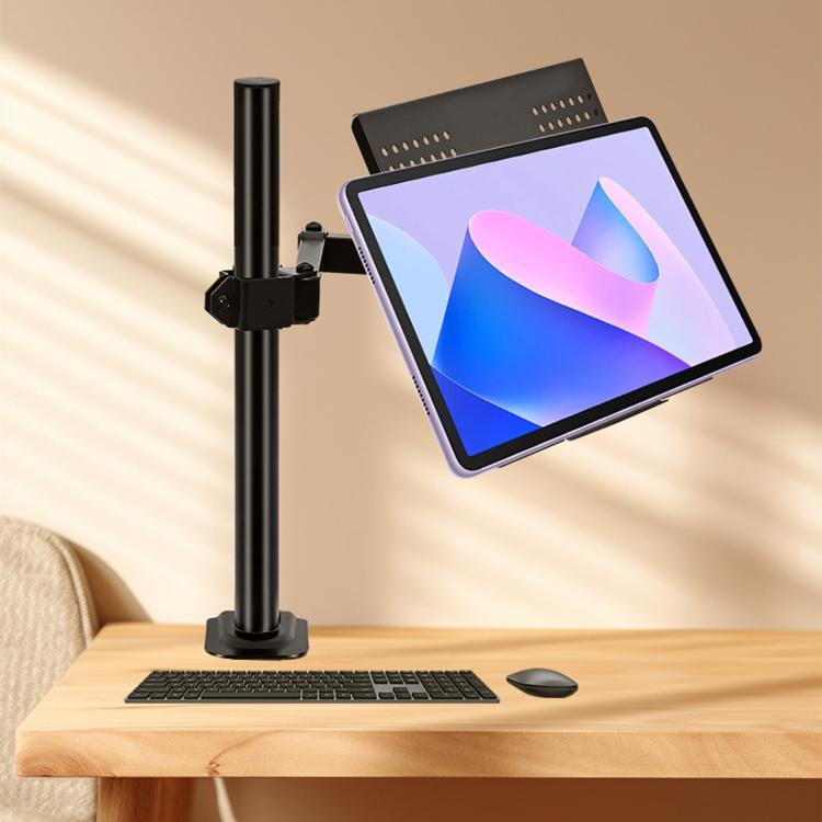 10-32 Inch Computer Monitor Desktop Tray Clip Adjustable Cantilever Stand - ZX-MT012N