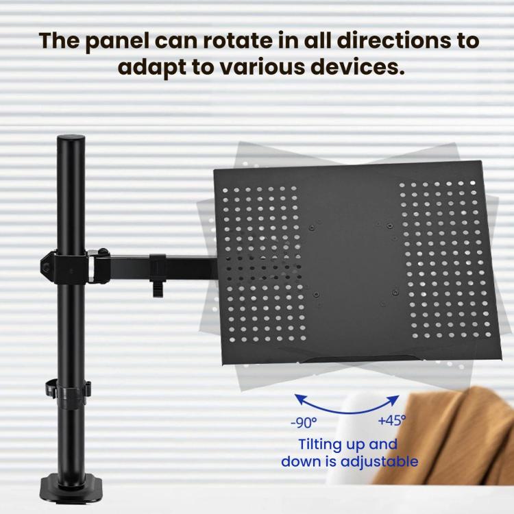 10-32 Inch Computer Monitor Desktop Tray Clip Adjustable Cantilever Stand - ZX-MT012N