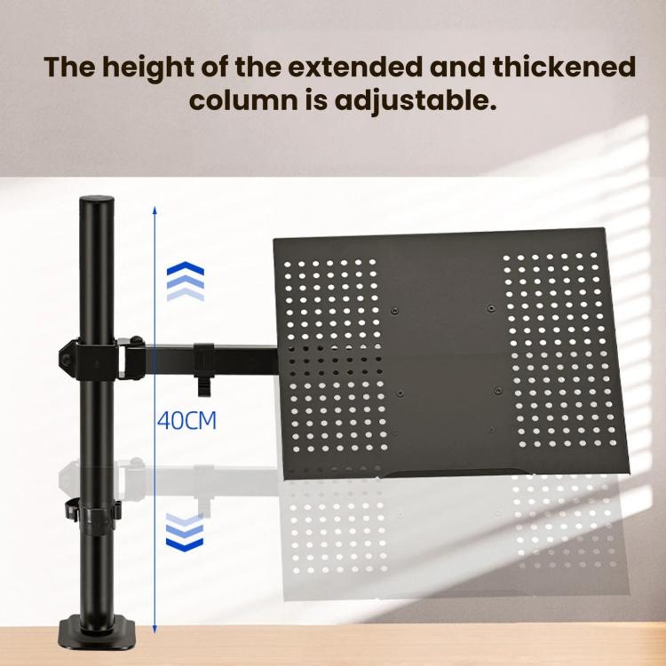 10-32 Inch Computer Monitor Desktop Tray Clip Adjustable Cantilever Stand - ZX-MT012N
