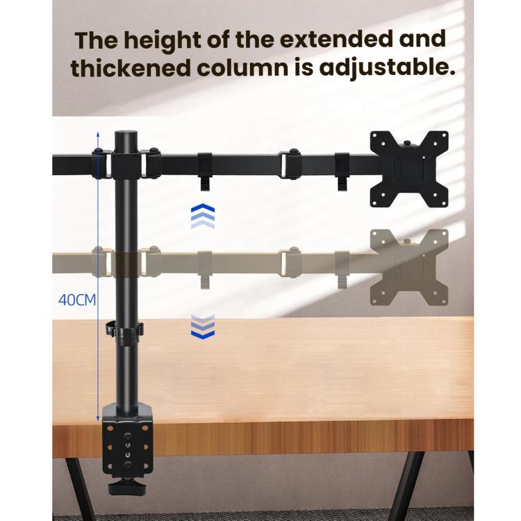 Desk Clamp Style Multi-Angle Rotating Laptop Screen Stand With Height Adjustment - ZX-MT022