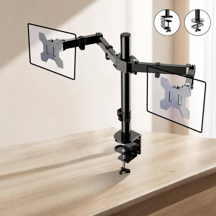 Desk Clamp Style Multi-Angle Rotating Laptop Screen Stand With Height Adjustment - ZX-MT022