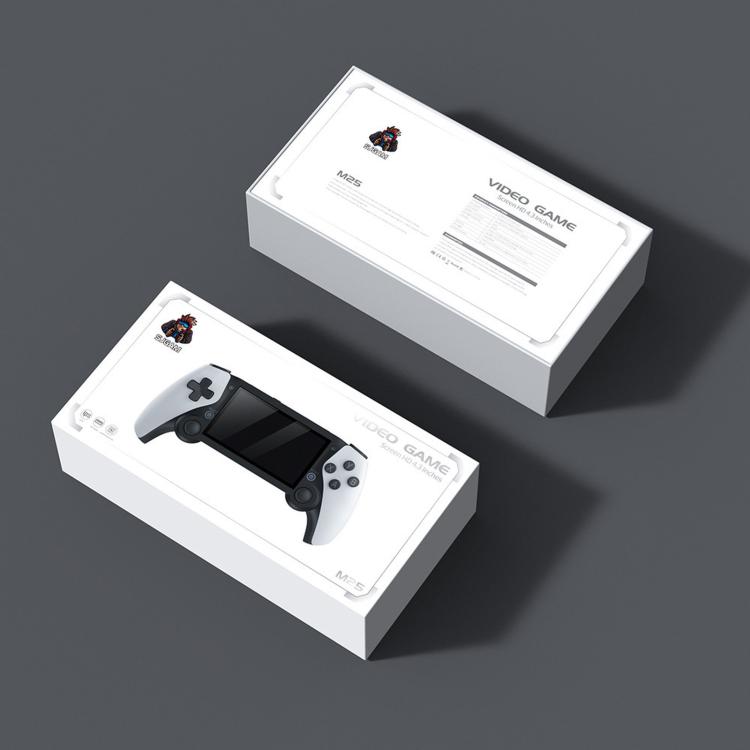 SJGAM M25 HD Screen Handheld Game Console, Spec: 256GB+2pcs Game Controller