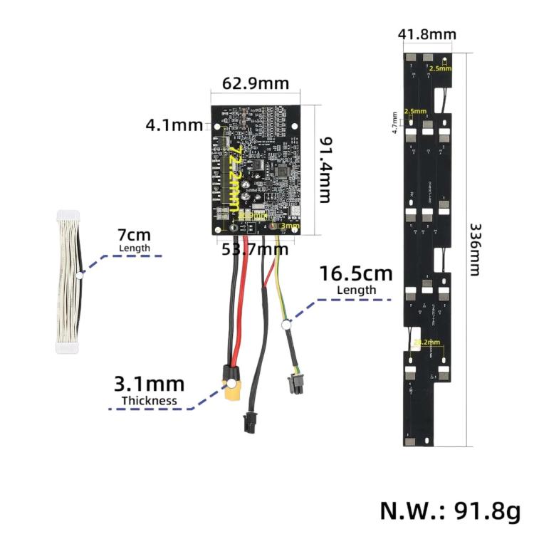For Xiaomi 4 Ultra Scooter BMS Protection Board, 54.6V Lithium Battery Management Board