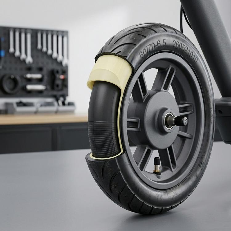 Ulip 10-Inch Thickened Wear-Resistant Puncture-Proof Straight-Nose Inner Tube For Segway-Ninebot Max G30 - 60/70-6.5 Boxed