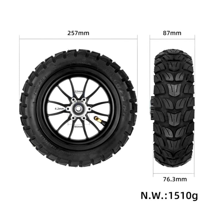 For Kukirin M4 Max Electric Scooter Front Wheel Assembly, Front Hub With Tire