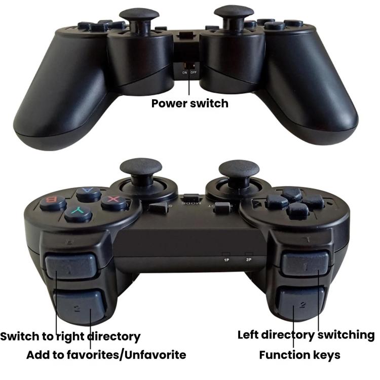X6 Game Console With Dual Controllers HDMI HD TV Game Box 15000+ Games 4K Arcade EU Plug