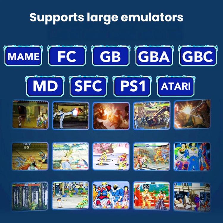 X6 Game Console With Dual Controllers HDMI HD TV Game Box 15000+ Games 4K Arcade EU Plug