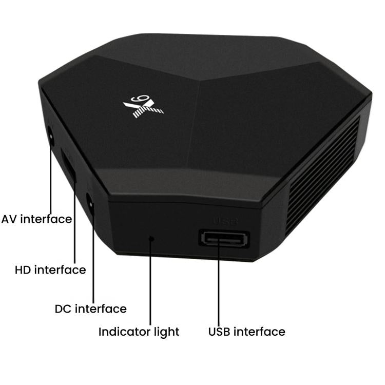 X6 Game Console With Dual Controllers HDMI HD TV Game Box 15000+ Games 4K Arcade US Plug